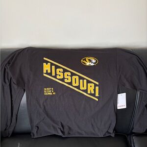 NWT Black Missouri Tigers Long Sleeve Tee